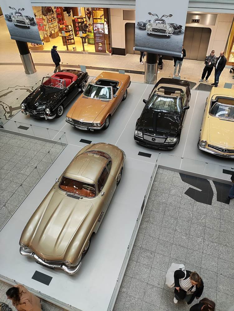 Inside a shopping centre in Kraków