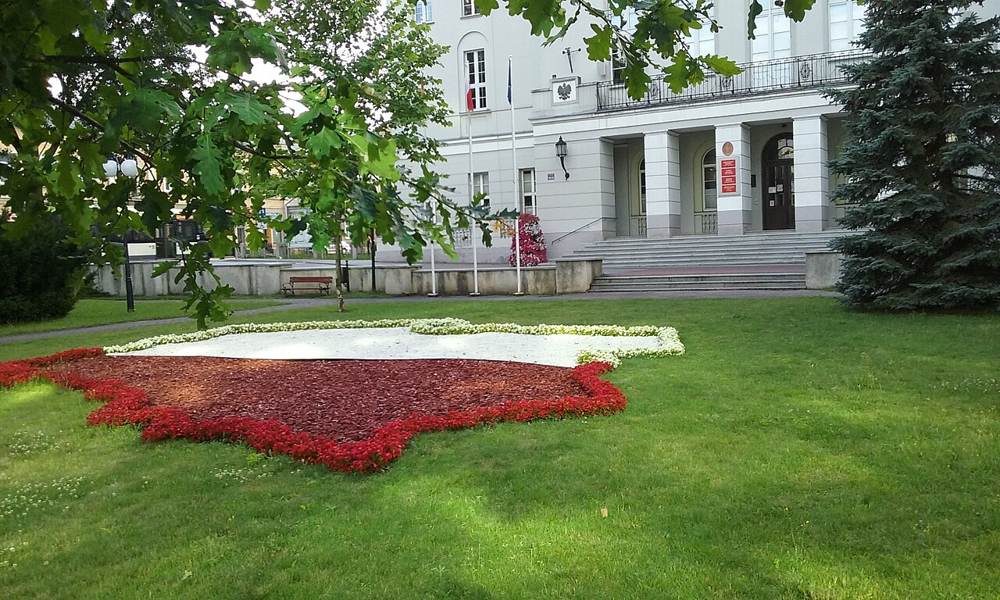 Independence Square in Tomaszów Mazowiecki