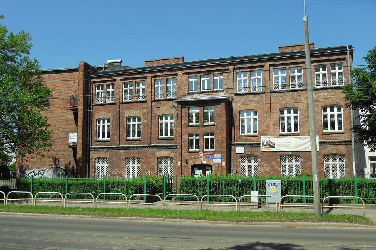 A primary school building in Gdańsk