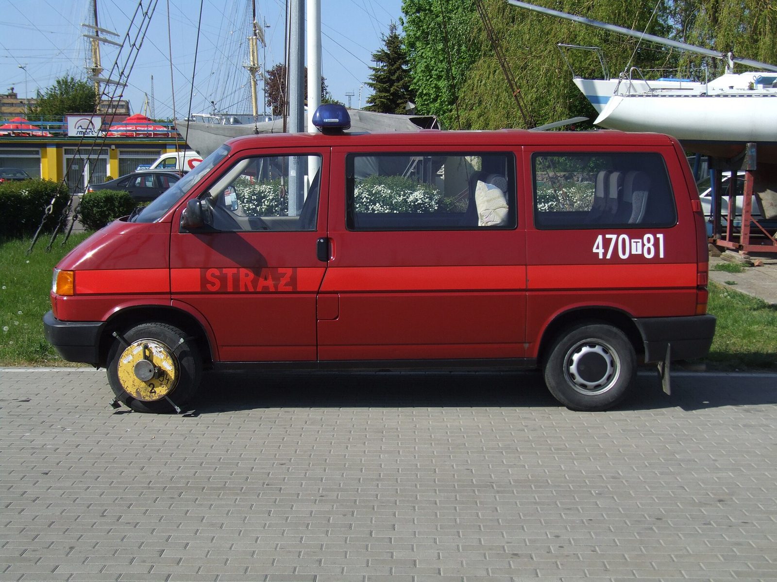 A State Fire Service building in Gdynia