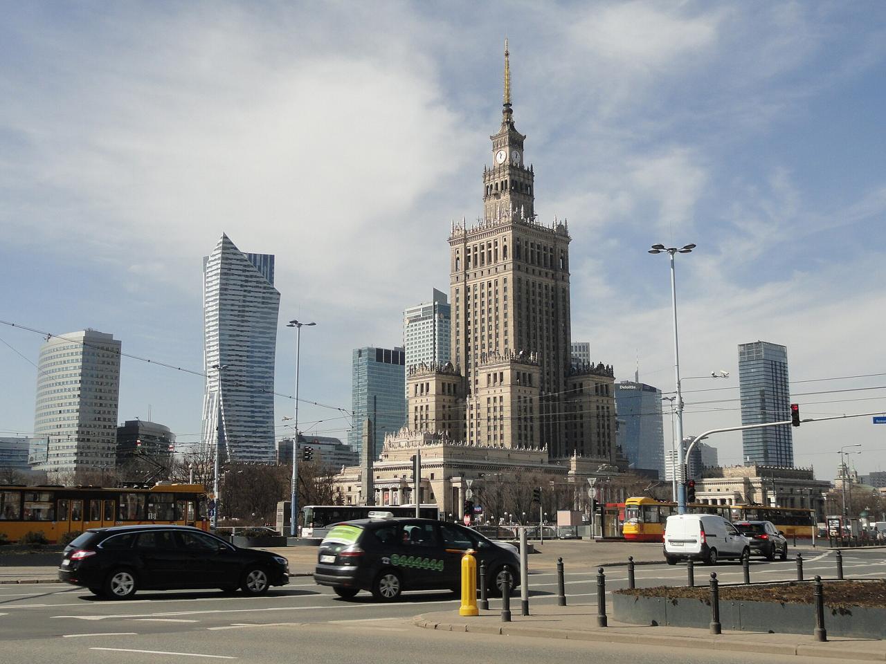Central Warsaw skyline