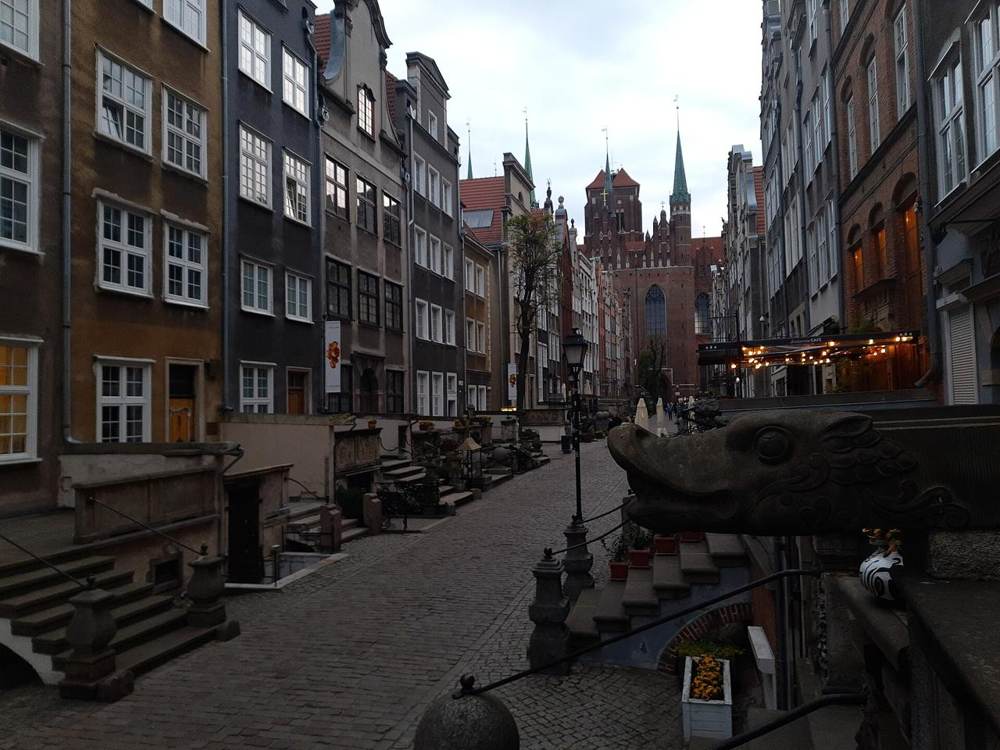 Mariacka Street in the Main Town of Gdańsk