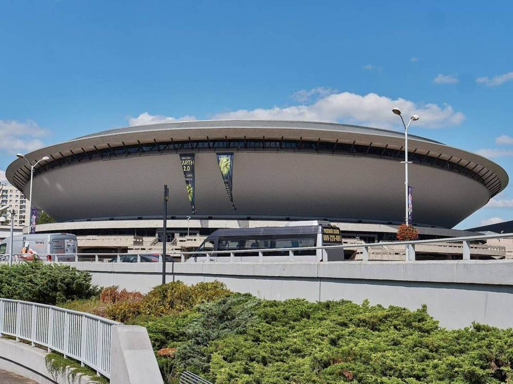 The Spodek arena in Katowice
