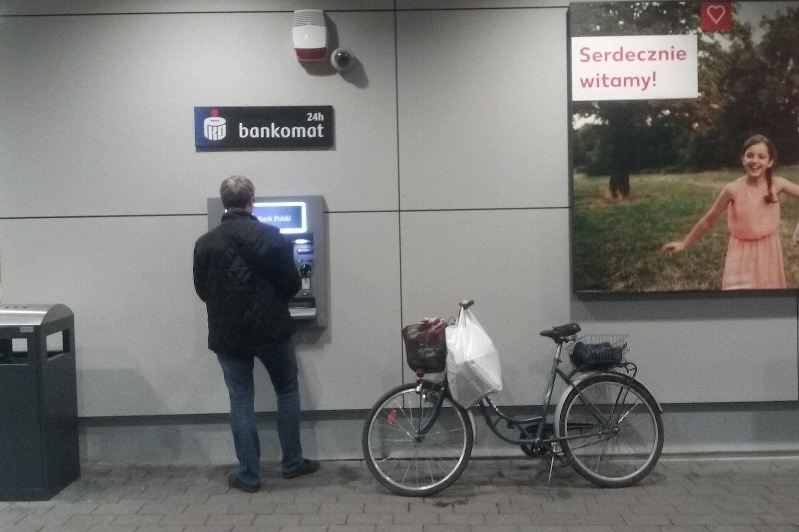 A PKO BP bank ATM in Tomaszów Mazowiecki
