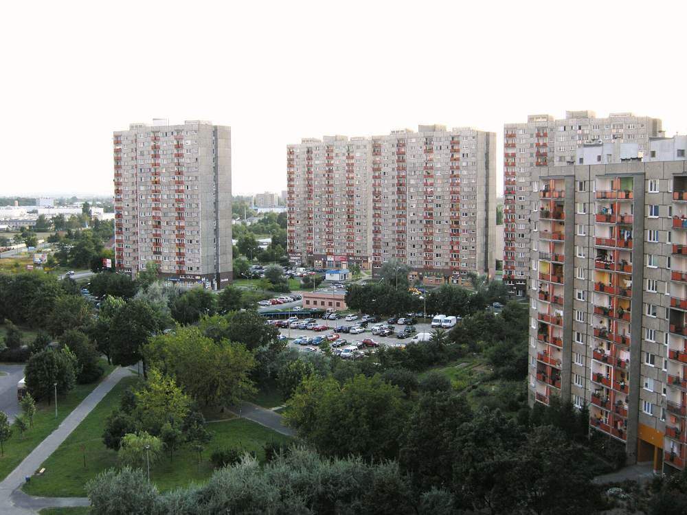 Housing estate in Poland