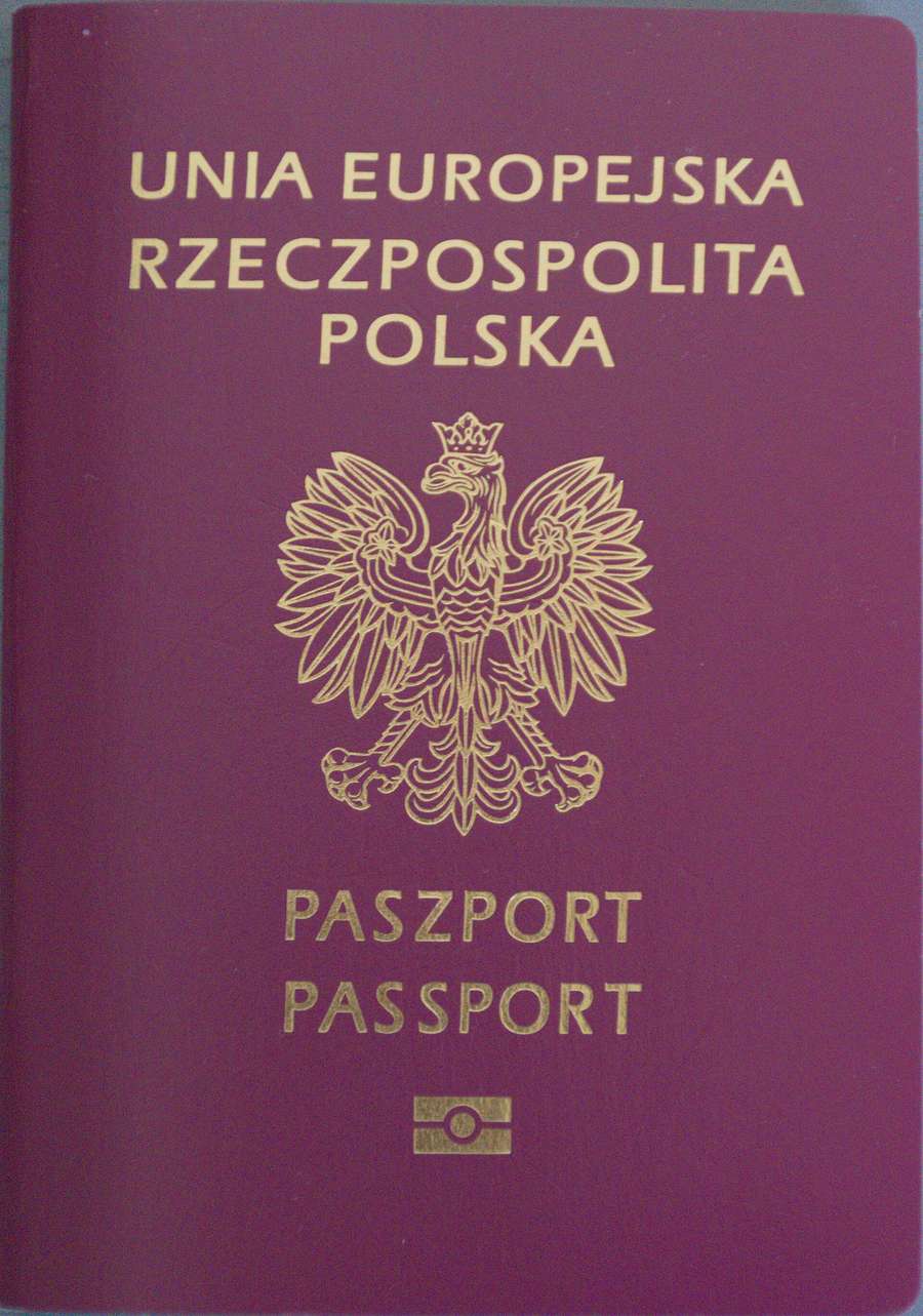A Polish passport - the PESEL number identifies you in every Polish register