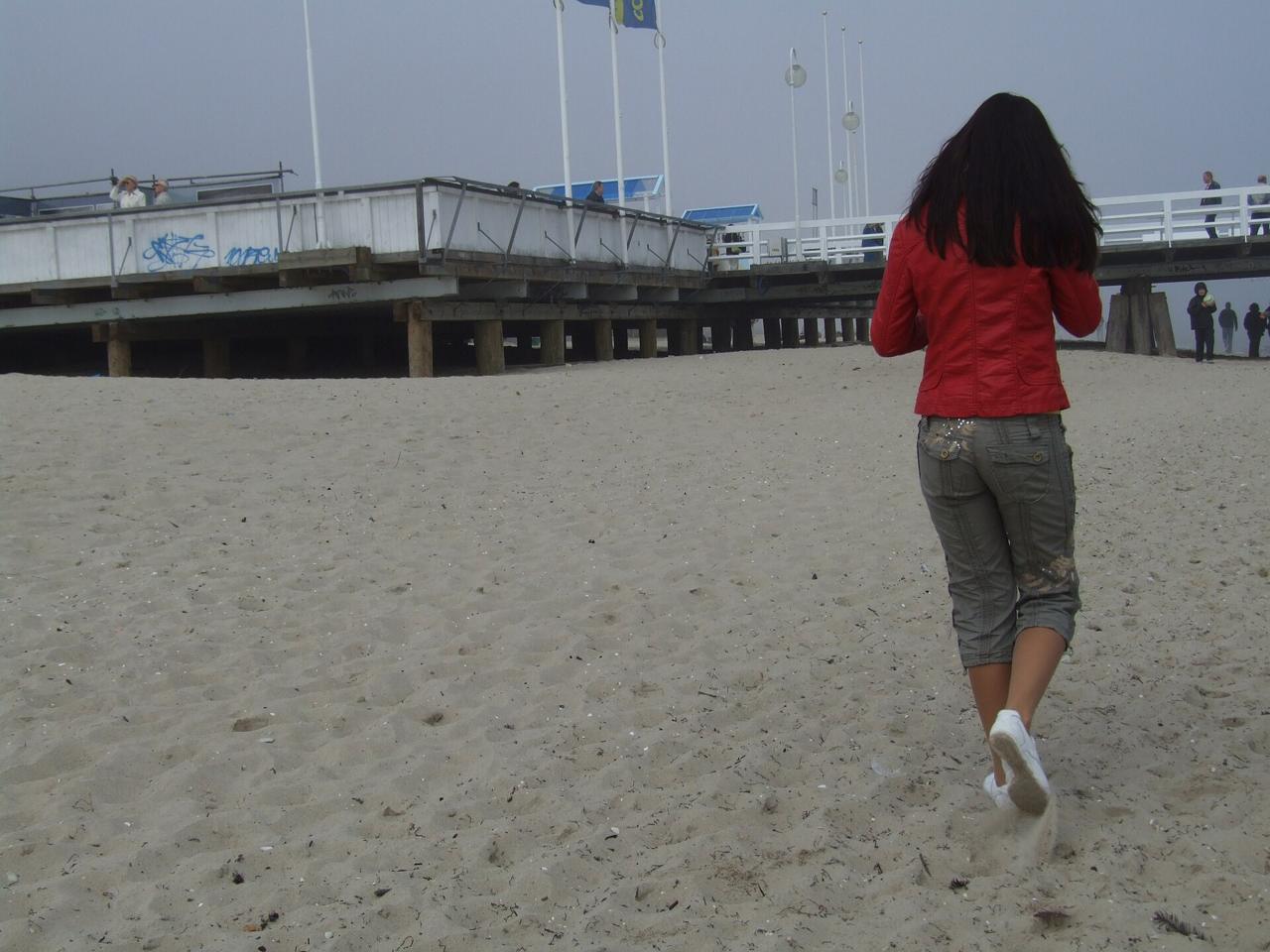 The Baltic Sea coast at Sopot