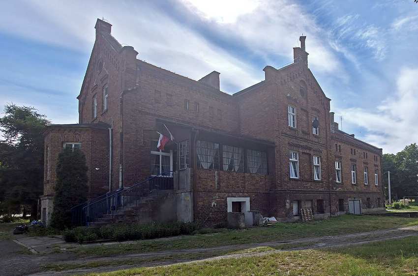 A historic manor house in Poland