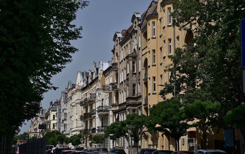 A street in the Jeżyce district of Poznań