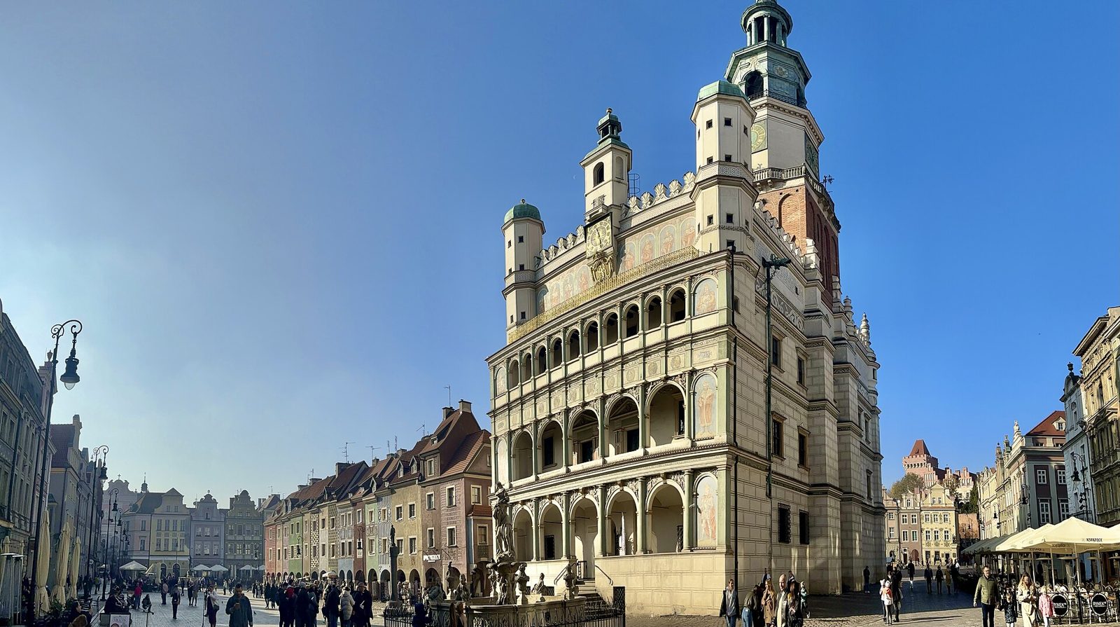 Panorama of the Old Market Square in Poznań