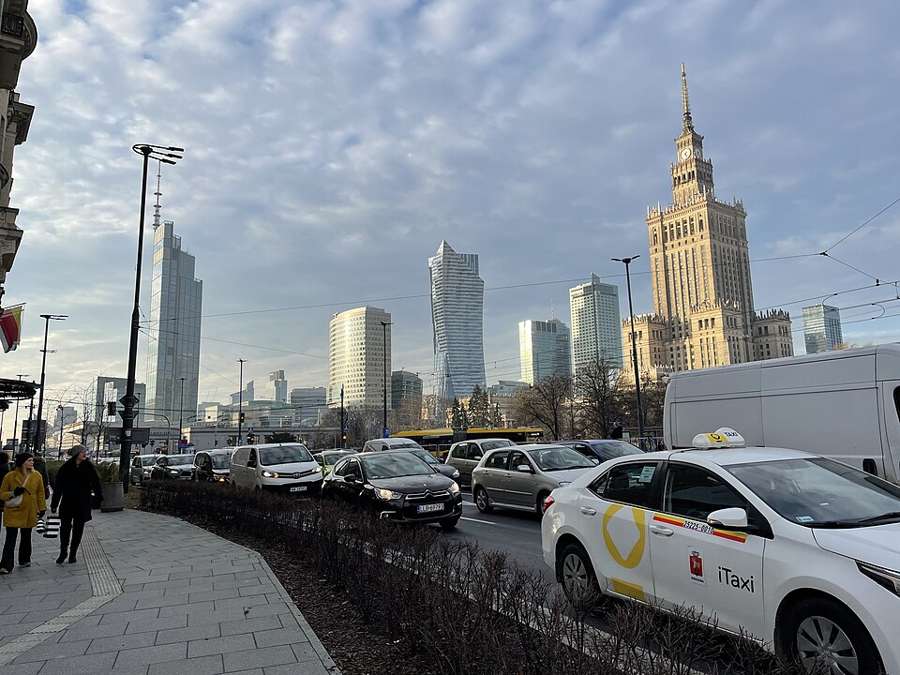 Warsaw's business district - a probation contract is a full employment contract with insurance and leave