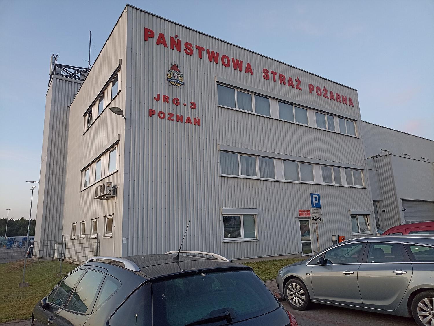 A State Fire Service station in Poznań
