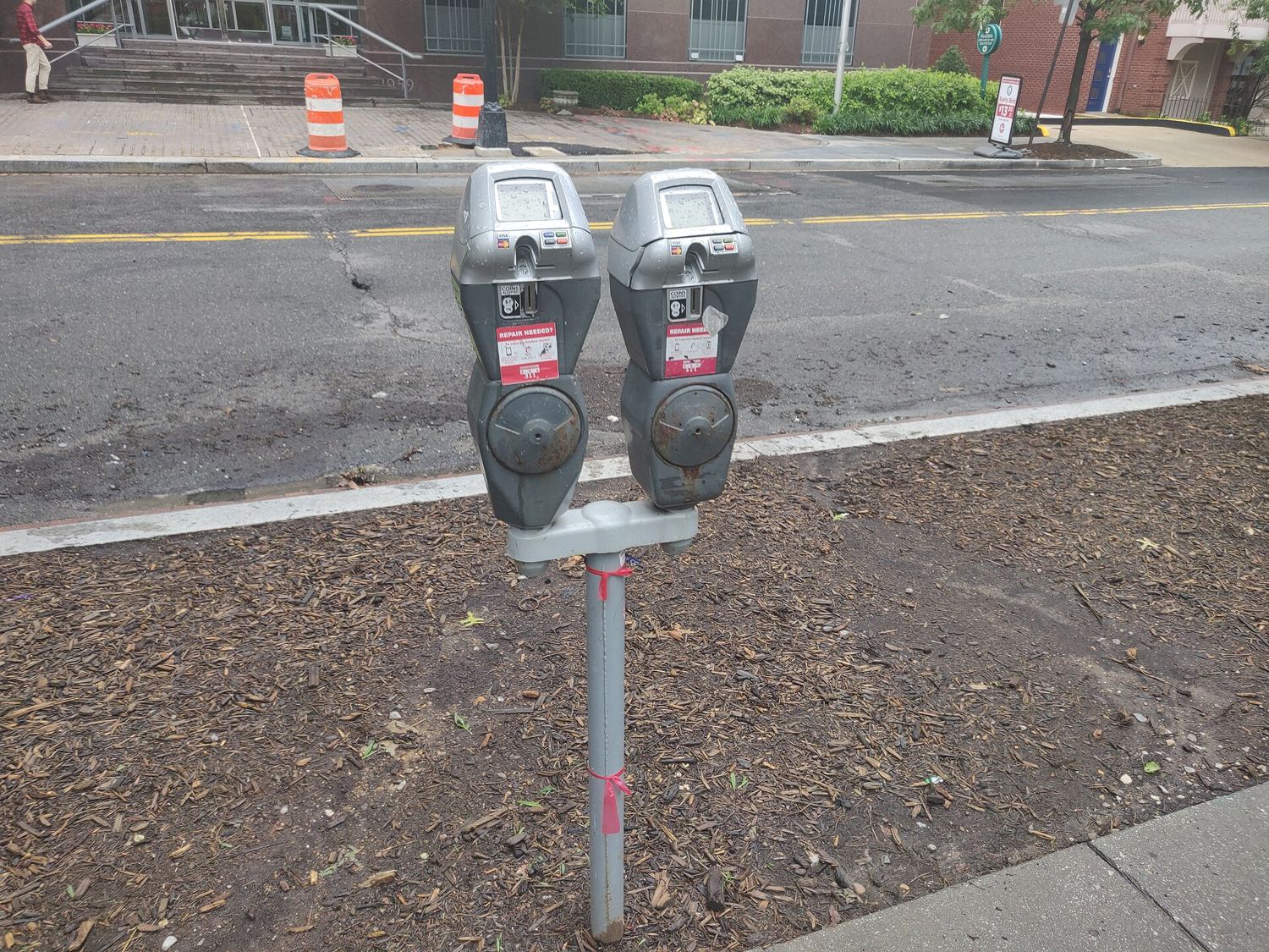 A street parking meter in Poland
