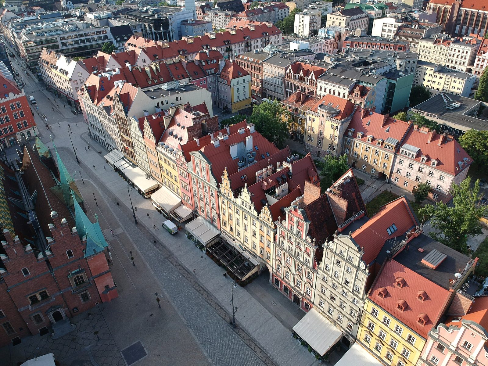 The Market Square in Wrocław