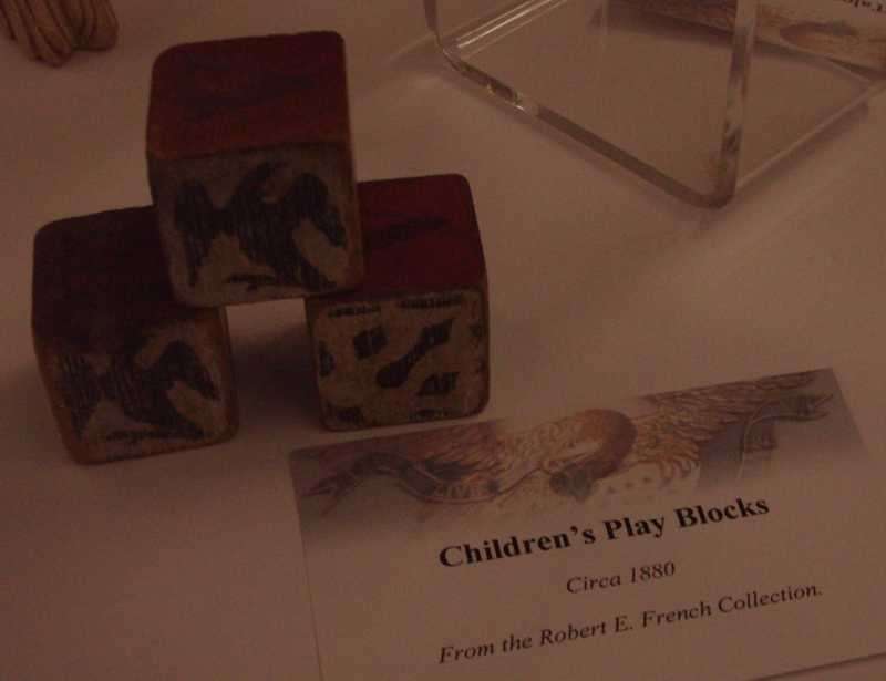 Colourful wooden play blocks for children