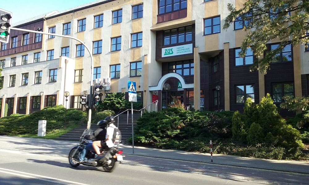 A ZUS office building in Tomaszów Mazowiecki